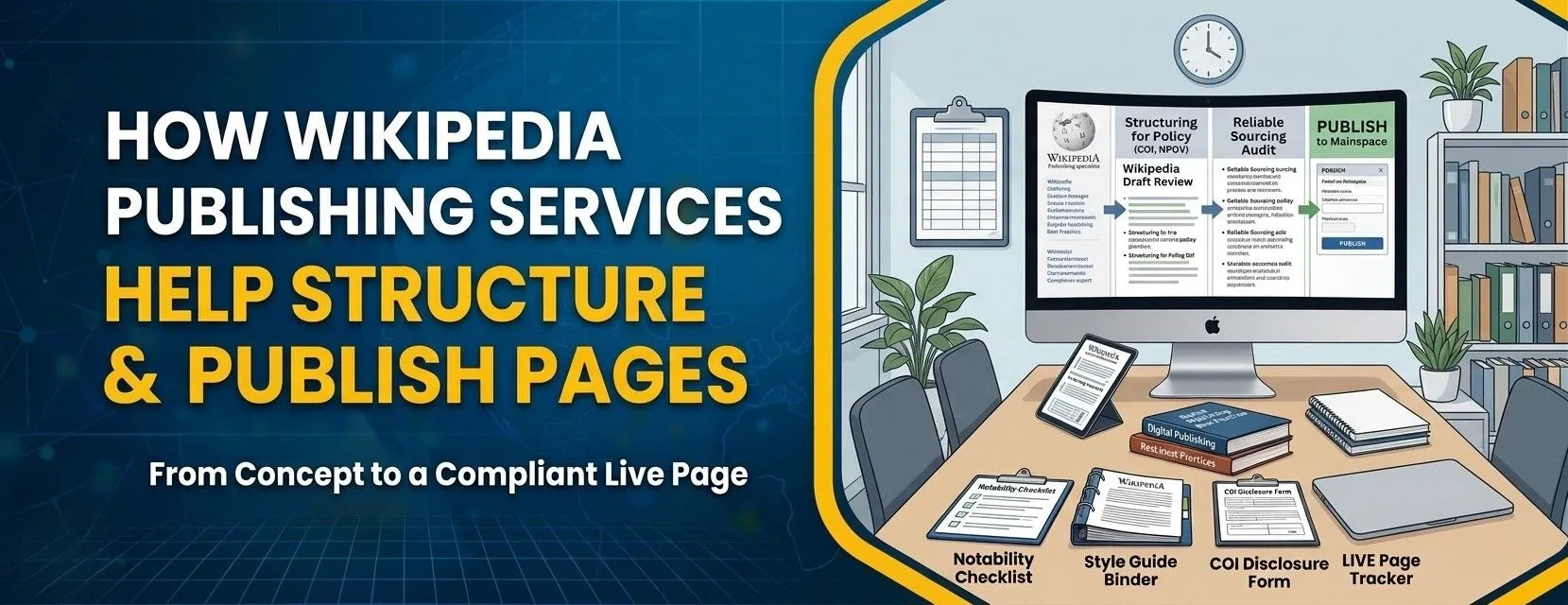 How Wikipedia Publishing Services Help Structure and Publish Pages